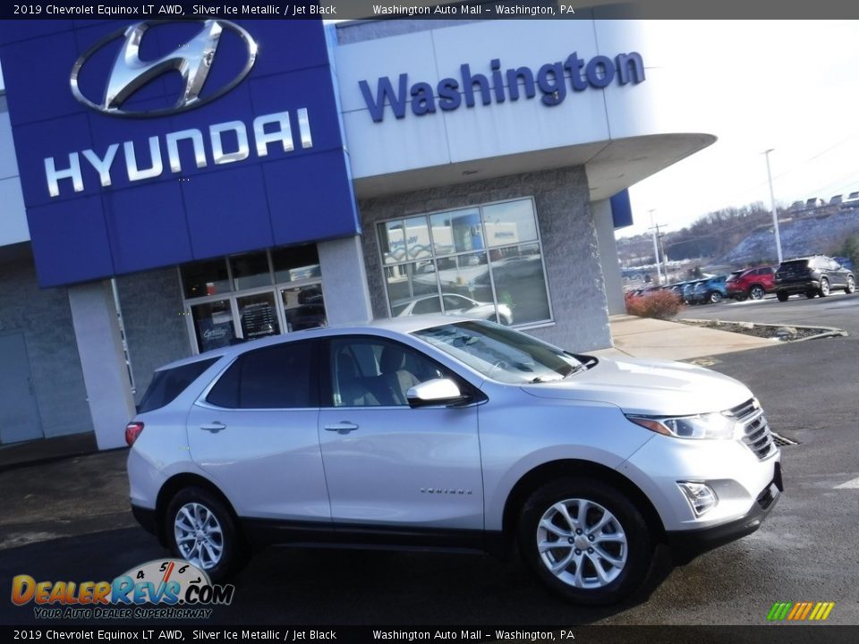 2019 Chevrolet Equinox LT AWD Silver Ice Metallic / Jet Black Photo #2