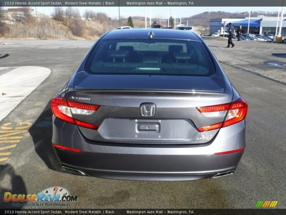 2019 Honda Accord Sport Sedan Modern Steel Metallic / Black Photo #9