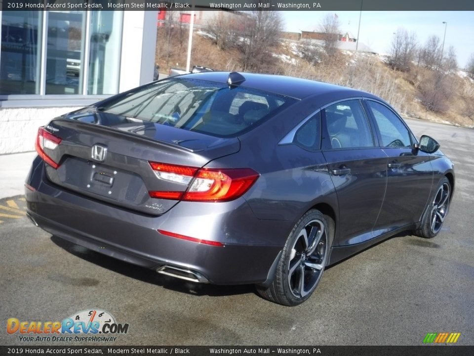 2019 Honda Accord Sport Sedan Modern Steel Metallic / Black Photo #10