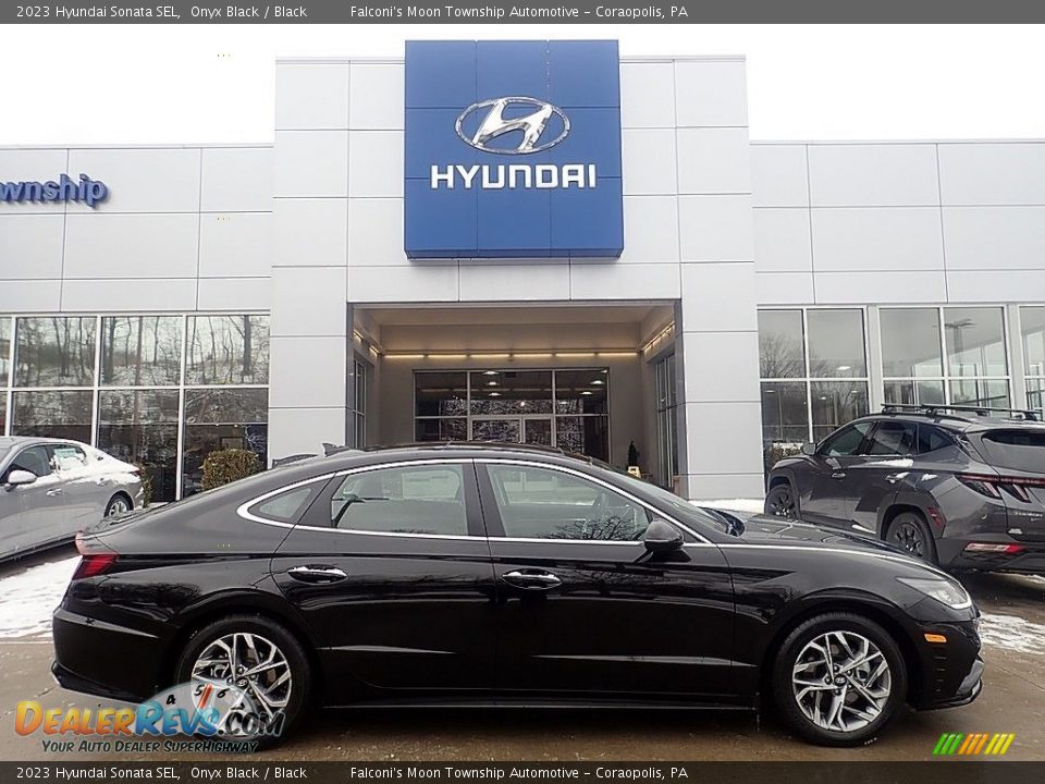 2023 Hyundai Sonata SEL Onyx Black / Black Photo #1