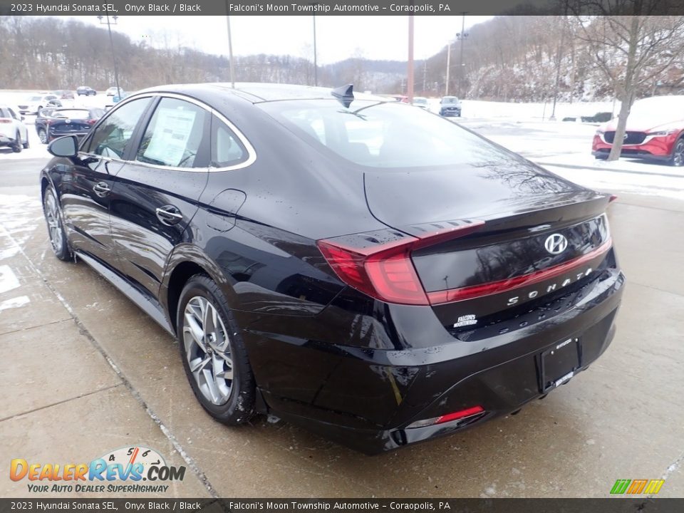 2023 Hyundai Sonata SEL Onyx Black / Black Photo #4