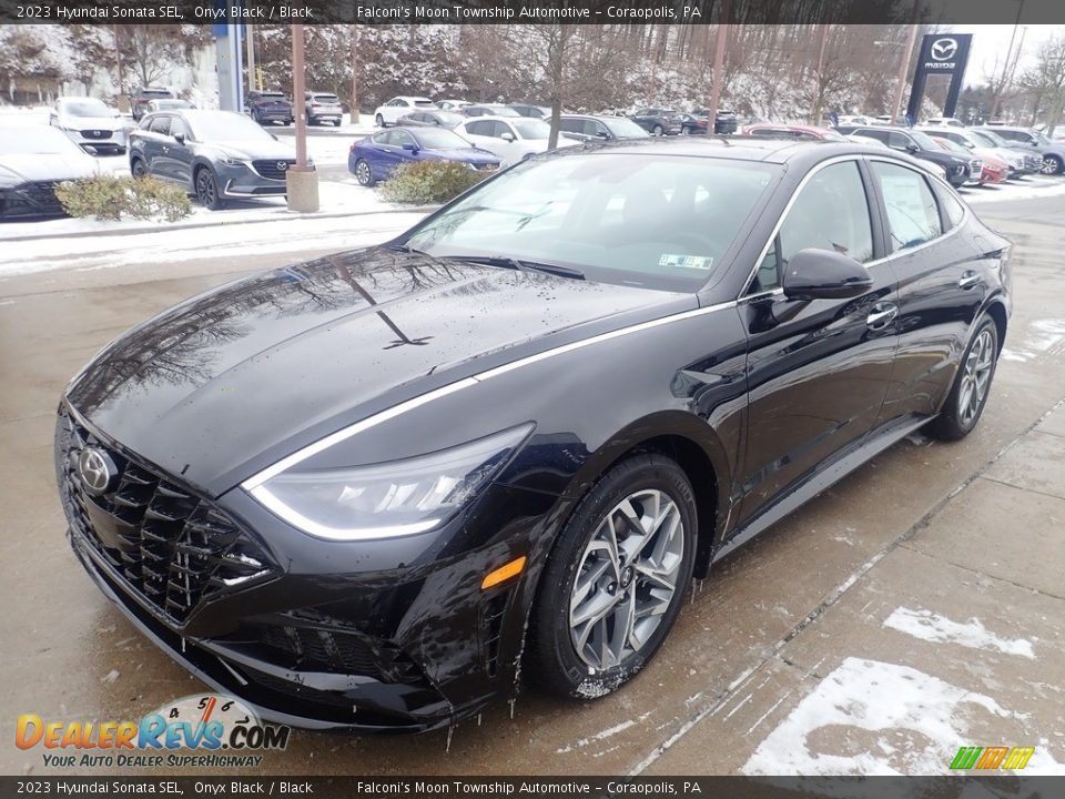 2023 Hyundai Sonata SEL Onyx Black / Black Photo #6