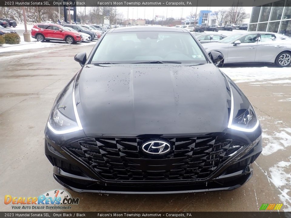 2023 Hyundai Sonata SEL Onyx Black / Black Photo #7