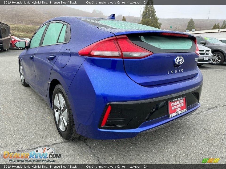 2019 Hyundai Ioniq Hybrid Blue Intense Blue / Black Photo #4