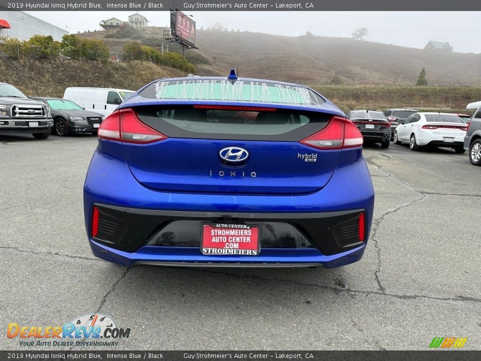 2019 Hyundai Ioniq Hybrid Blue Intense Blue / Black Photo #5