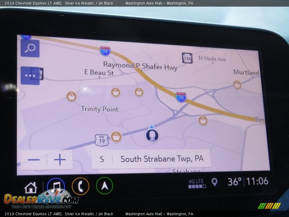 2019 Chevrolet Equinox LT AWD Silver Ice Metallic / Jet Black Photo #19