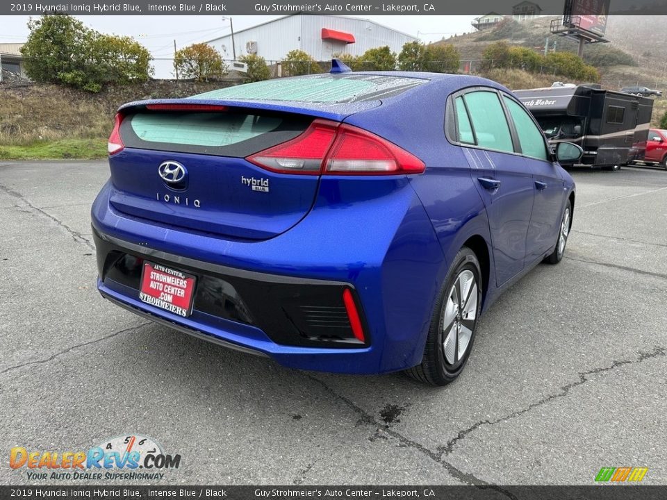 2019 Hyundai Ioniq Hybrid Blue Intense Blue / Black Photo #6