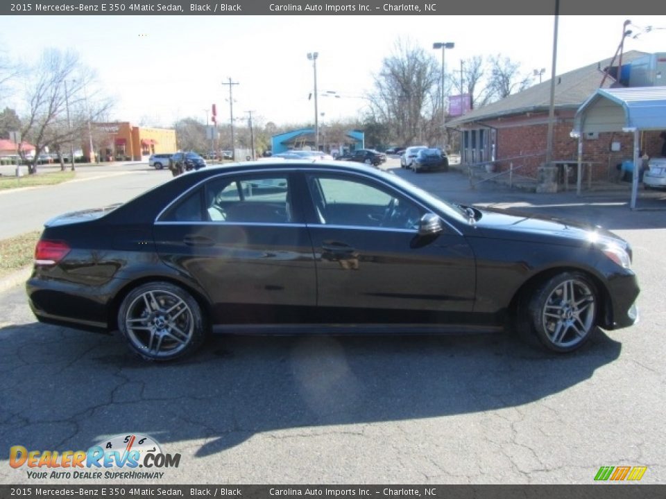 2015 Mercedes-Benz E 350 4Matic Sedan Black / Black Photo #11