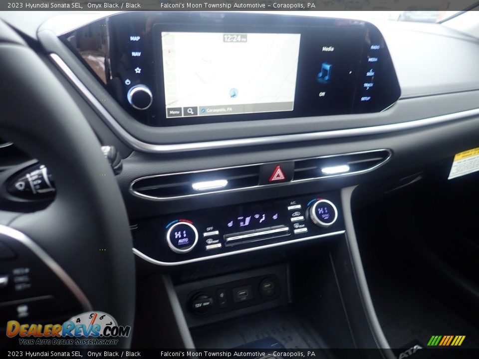 2023 Hyundai Sonata SEL Onyx Black / Black Photo #17