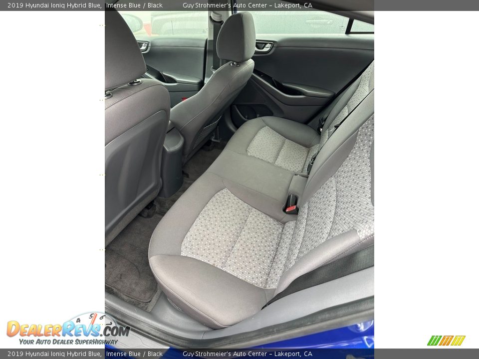 2019 Hyundai Ioniq Hybrid Blue Intense Blue / Black Photo #12