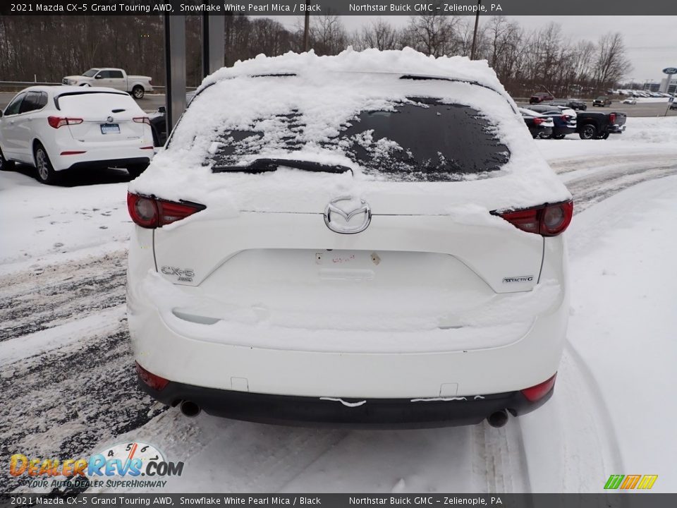 2021 Mazda CX-5 Grand Touring AWD Snowflake White Pearl Mica / Black Photo #5