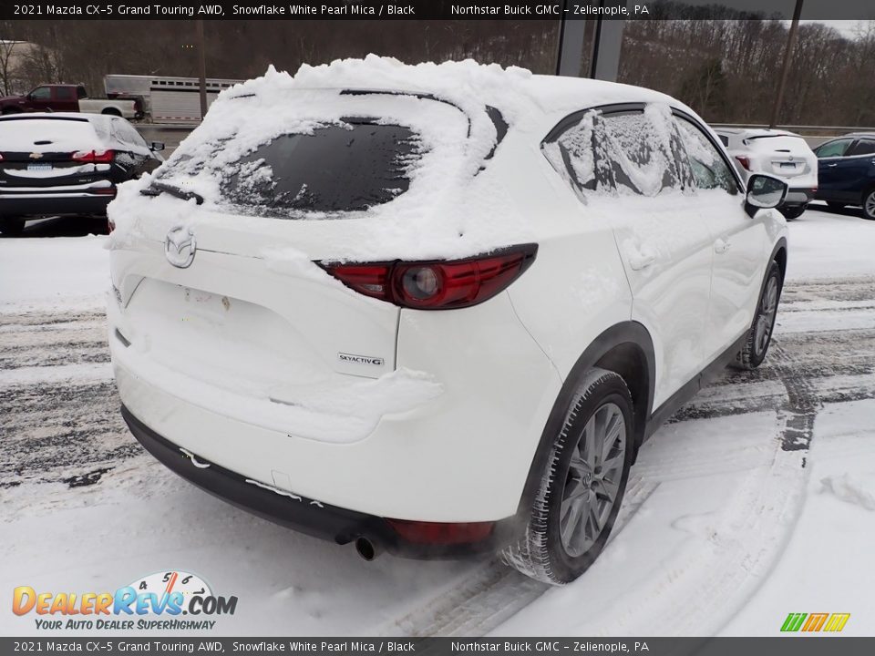 2021 Mazda CX-5 Grand Touring AWD Snowflake White Pearl Mica / Black Photo #7
