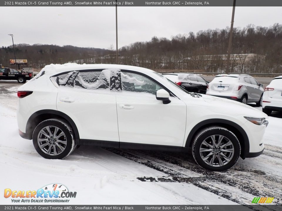 2021 Mazda CX-5 Grand Touring AWD Snowflake White Pearl Mica / Black Photo #8