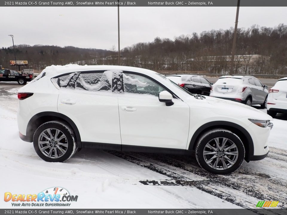2021 Mazda CX-5 Grand Touring AWD Snowflake White Pearl Mica / Black Photo #8