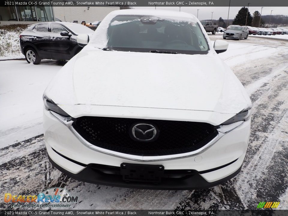 2021 Mazda CX-5 Grand Touring AWD Snowflake White Pearl Mica / Black Photo #11