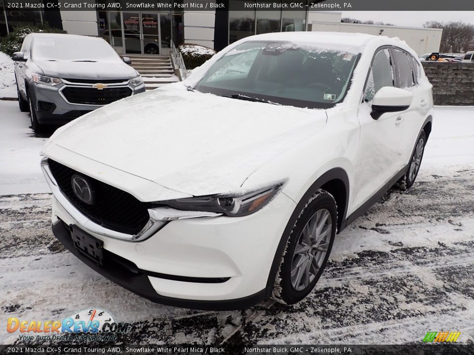 2021 Mazda CX-5 Grand Touring AWD Snowflake White Pearl Mica / Black Photo #12