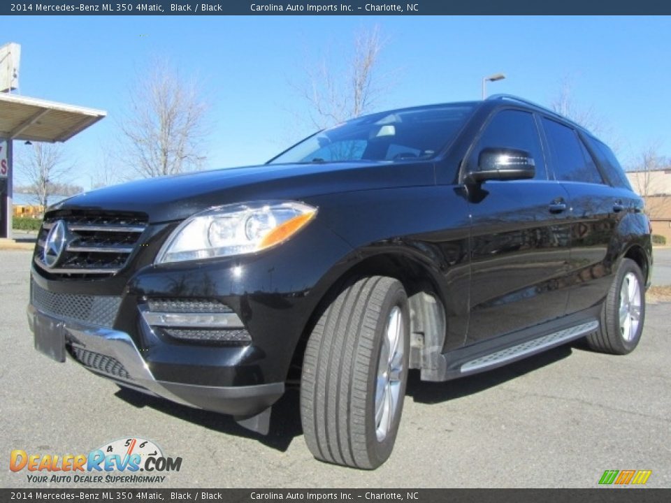 2014 Mercedes-Benz ML 350 4Matic Black / Black Photo #6