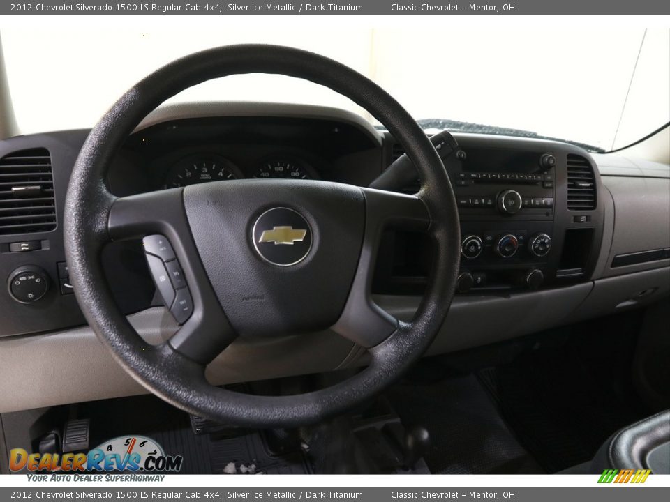 2012 Chevrolet Silverado 1500 LS Regular Cab 4x4 Silver Ice Metallic / Dark Titanium Photo #6