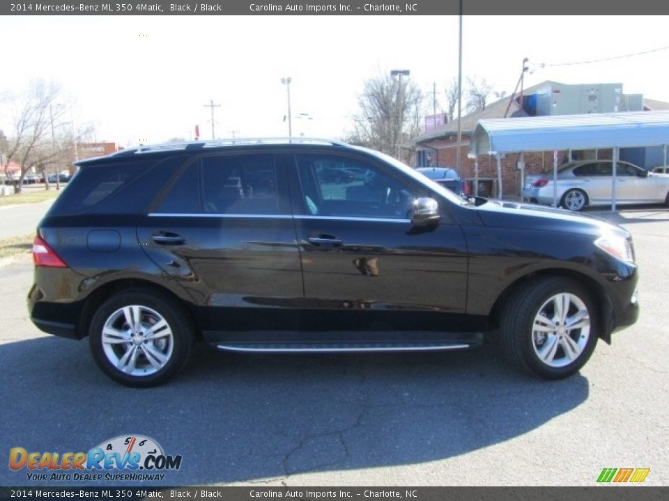 2014 Mercedes-Benz ML 350 4Matic Black / Black Photo #11