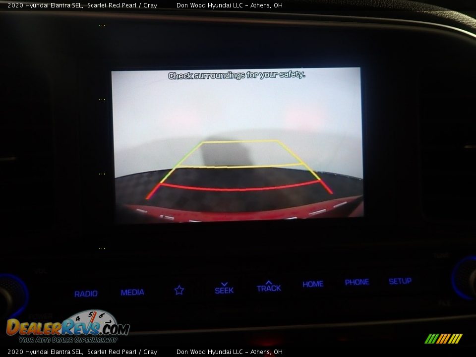 2020 Hyundai Elantra SEL Scarlet Red Pearl / Gray Photo #2