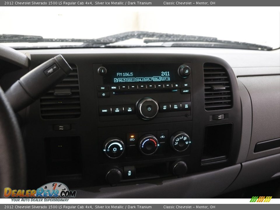 2012 Chevrolet Silverado 1500 LS Regular Cab 4x4 Silver Ice Metallic / Dark Titanium Photo #9