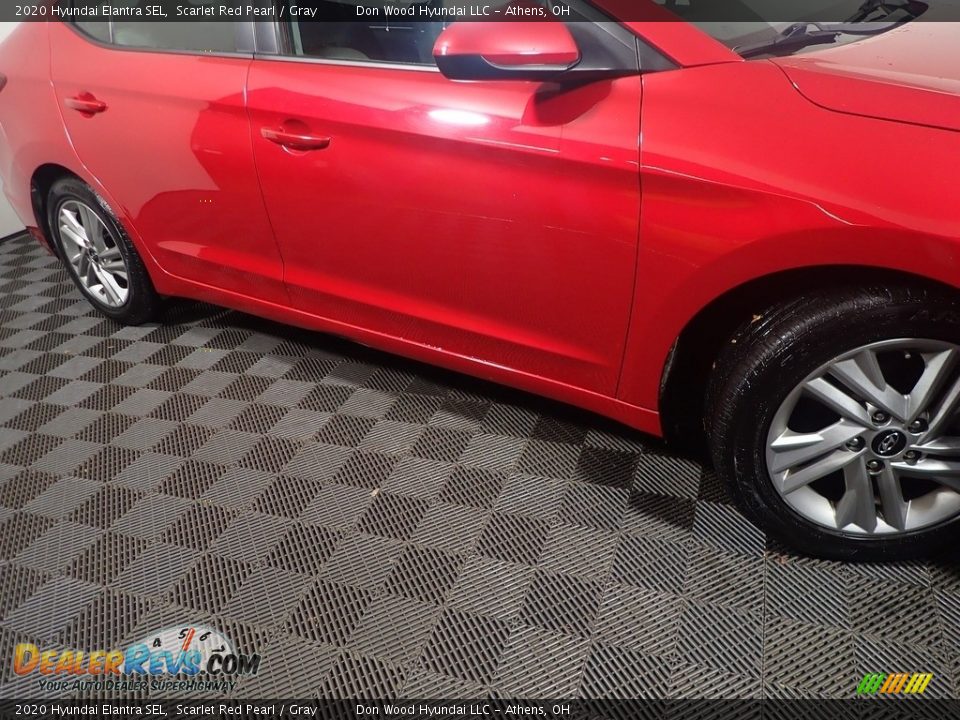 2020 Hyundai Elantra SEL Scarlet Red Pearl / Gray Photo #4