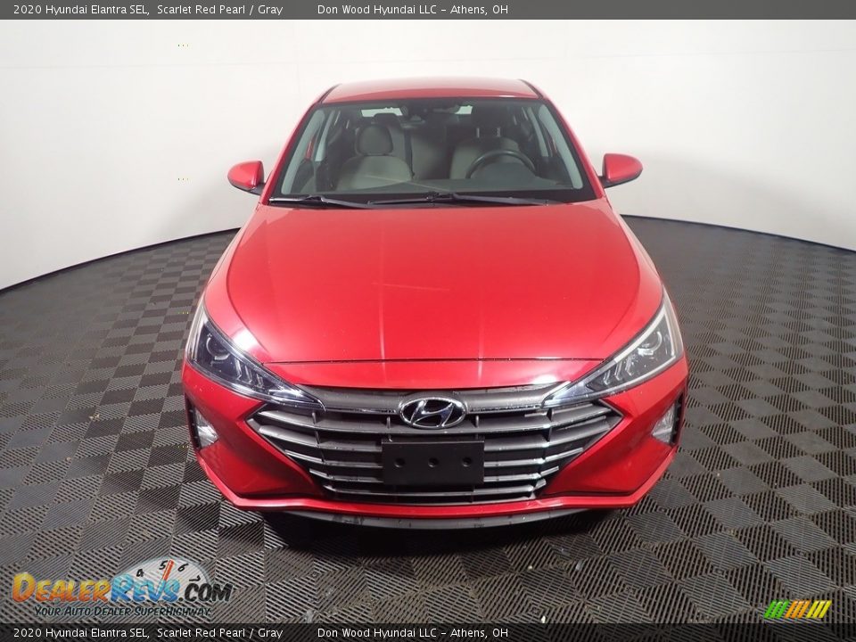 2020 Hyundai Elantra SEL Scarlet Red Pearl / Gray Photo #5