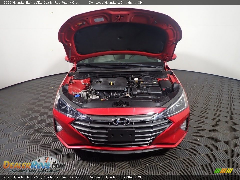2020 Hyundai Elantra SEL Scarlet Red Pearl / Gray Photo #6