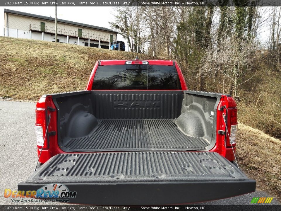2020 Ram 1500 Big Horn Crew Cab 4x4 Flame Red / Black/Diesel Gray Photo #8
