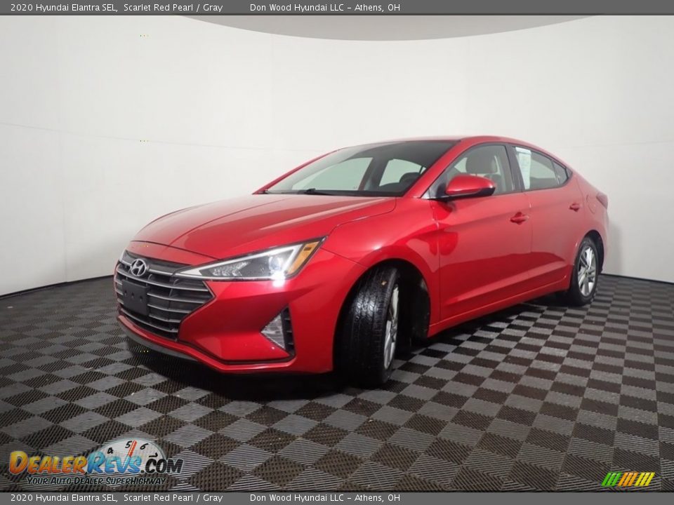 2020 Hyundai Elantra SEL Scarlet Red Pearl / Gray Photo #8