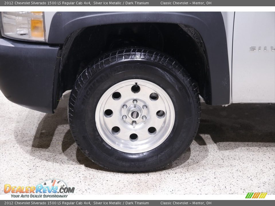 2012 Chevrolet Silverado 1500 LS Regular Cab 4x4 Silver Ice Metallic / Dark Titanium Photo #15