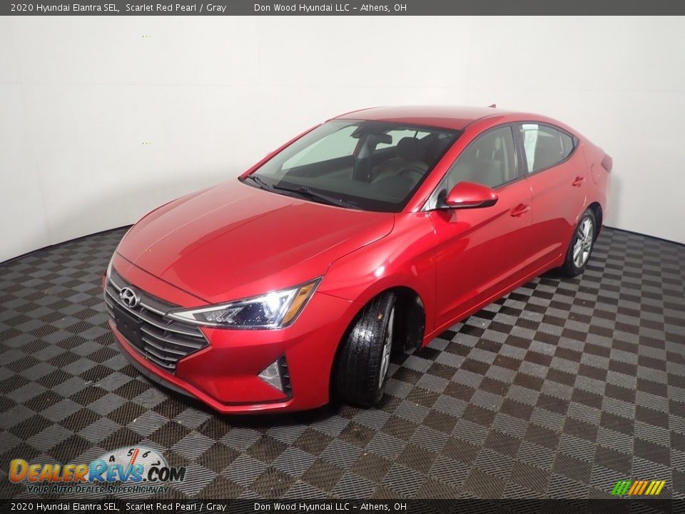 2020 Hyundai Elantra SEL Scarlet Red Pearl / Gray Photo #9