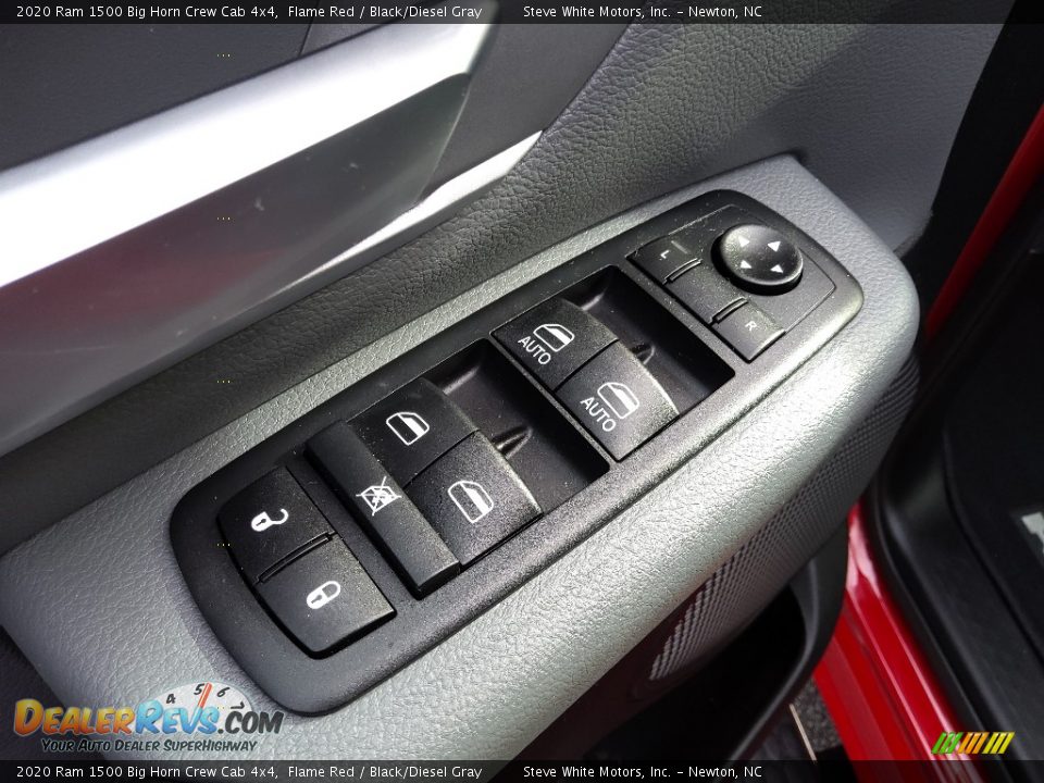 2020 Ram 1500 Big Horn Crew Cab 4x4 Flame Red / Black/Diesel Gray Photo #12