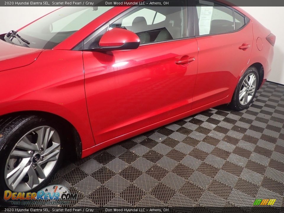 2020 Hyundai Elantra SEL Scarlet Red Pearl / Gray Photo #10