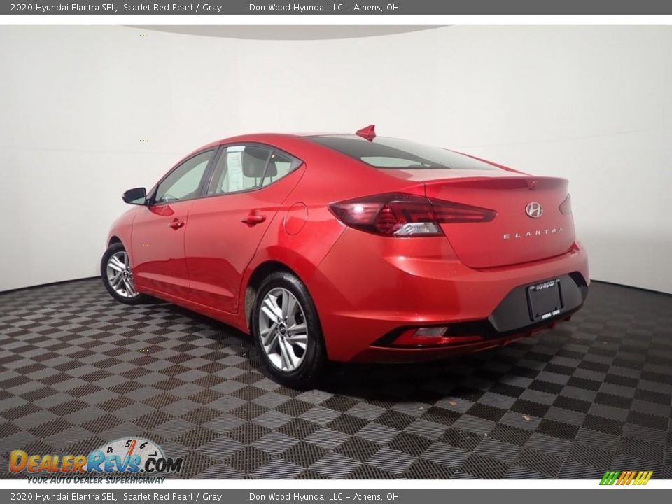 2020 Hyundai Elantra SEL Scarlet Red Pearl / Gray Photo #11