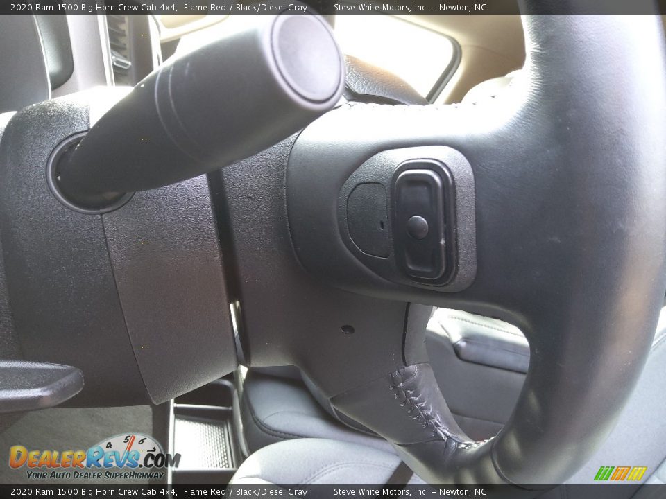 2020 Ram 1500 Big Horn Crew Cab 4x4 Flame Red / Black/Diesel Gray Photo #13