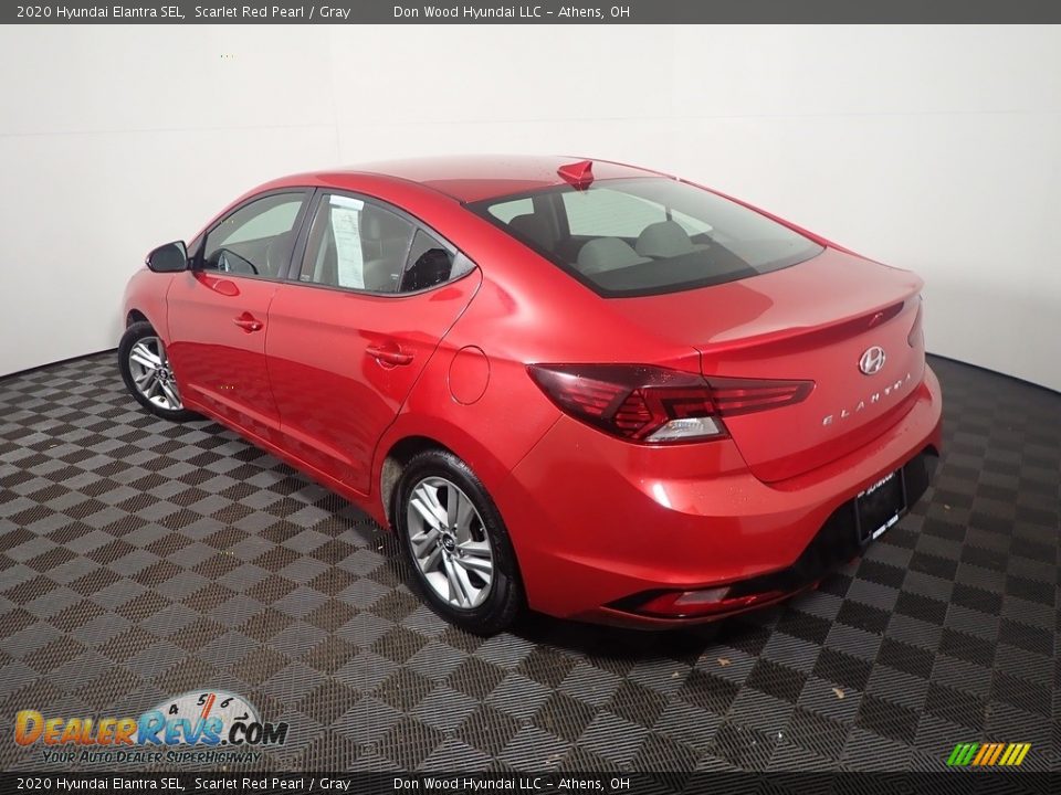 2020 Hyundai Elantra SEL Scarlet Red Pearl / Gray Photo #12