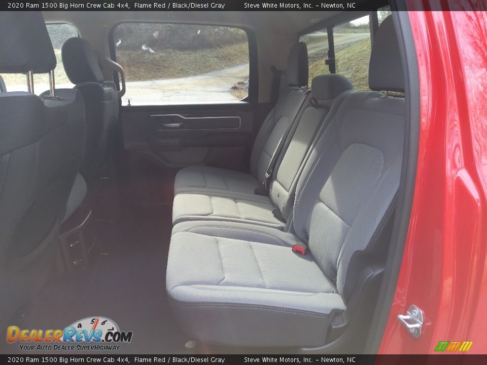 2020 Ram 1500 Big Horn Crew Cab 4x4 Flame Red / Black/Diesel Gray Photo #14