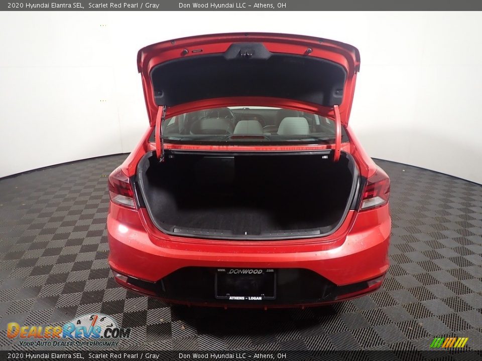 2020 Hyundai Elantra SEL Scarlet Red Pearl / Gray Photo #14