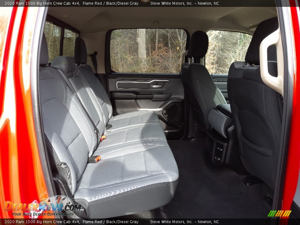 2020 Ram 1500 Big Horn Crew Cab 4x4 Flame Red / Black/Diesel Gray Photo #16