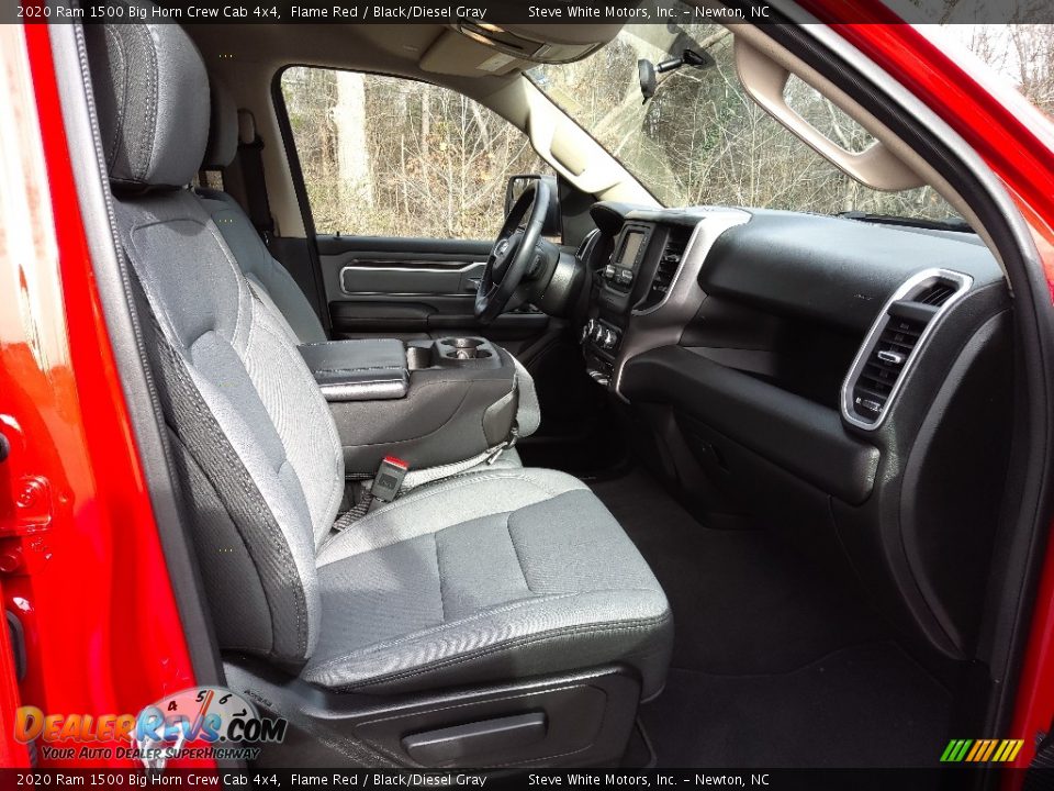 2020 Ram 1500 Big Horn Crew Cab 4x4 Flame Red / Black/Diesel Gray Photo #17