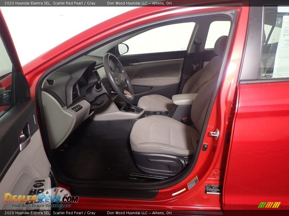 2020 Hyundai Elantra SEL Scarlet Red Pearl / Gray Photo #20