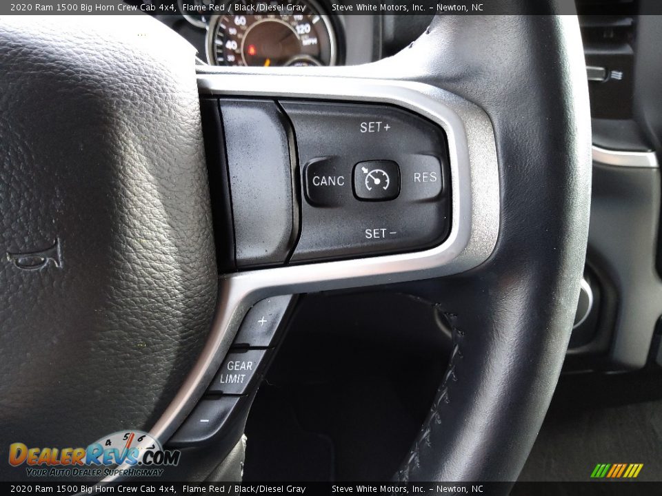 2020 Ram 1500 Big Horn Crew Cab 4x4 Flame Red / Black/Diesel Gray Photo #20