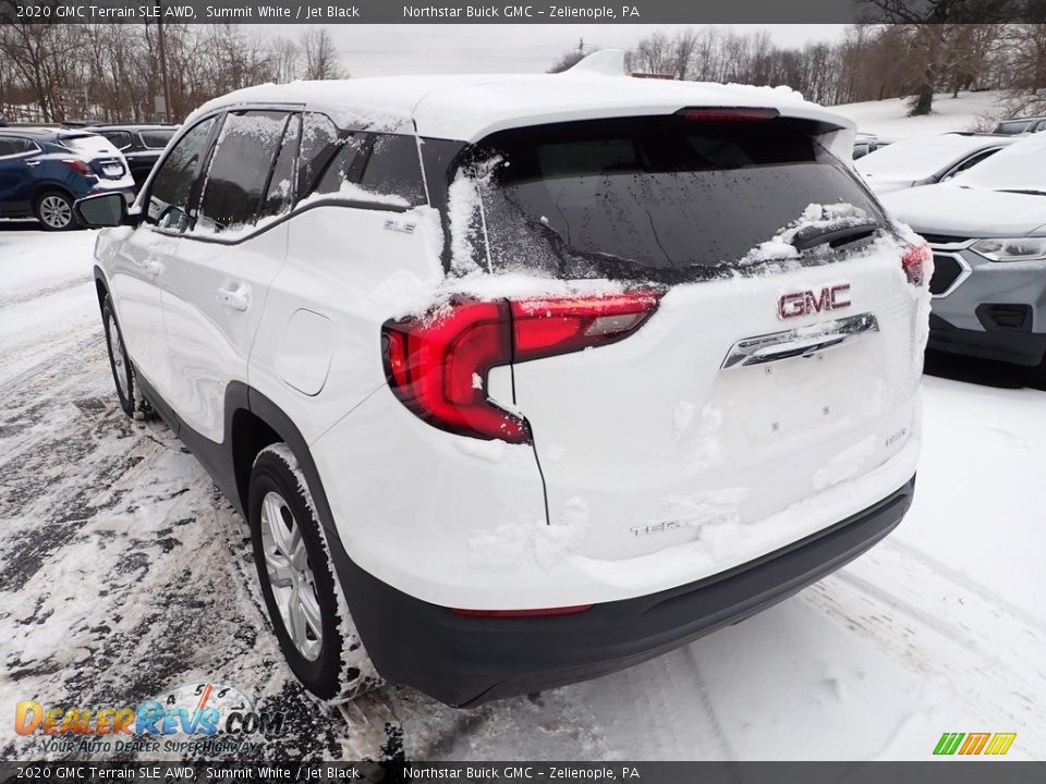 2020 GMC Terrain SLE AWD Summit White / Jet Black Photo #4