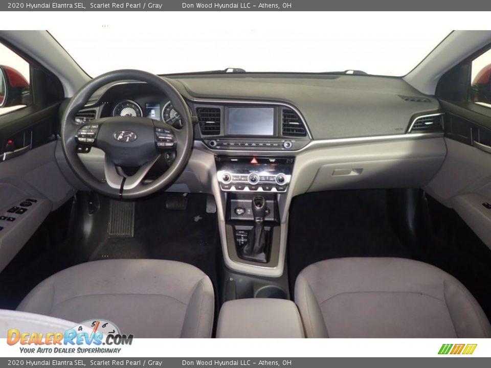 2020 Hyundai Elantra SEL Scarlet Red Pearl / Gray Photo #22