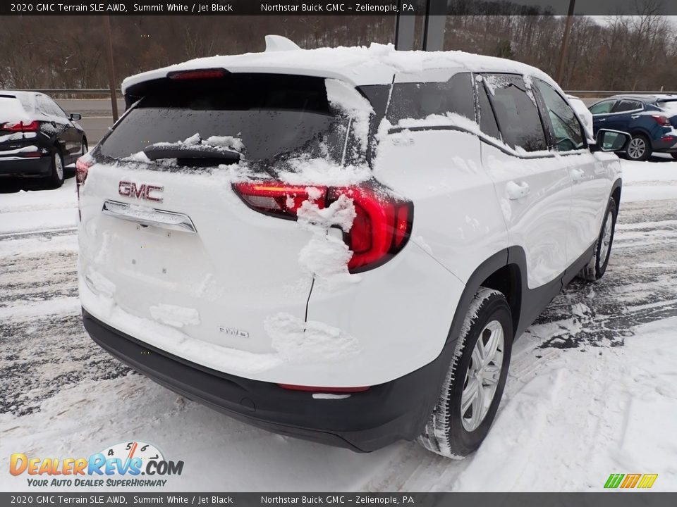 2020 GMC Terrain SLE AWD Summit White / Jet Black Photo #6