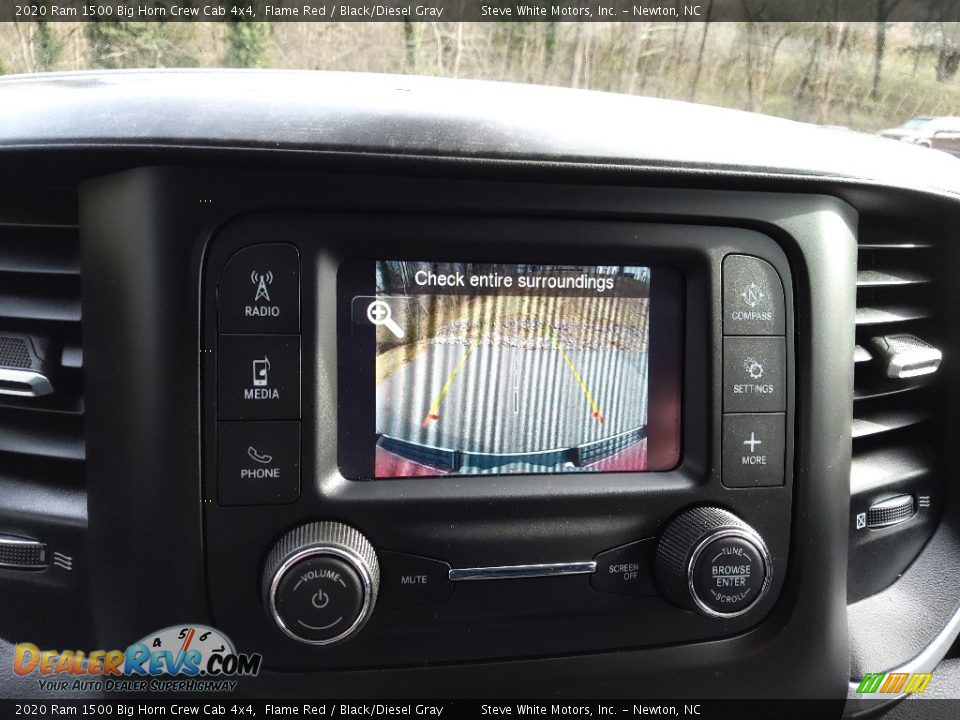 2020 Ram 1500 Big Horn Crew Cab 4x4 Flame Red / Black/Diesel Gray Photo #24