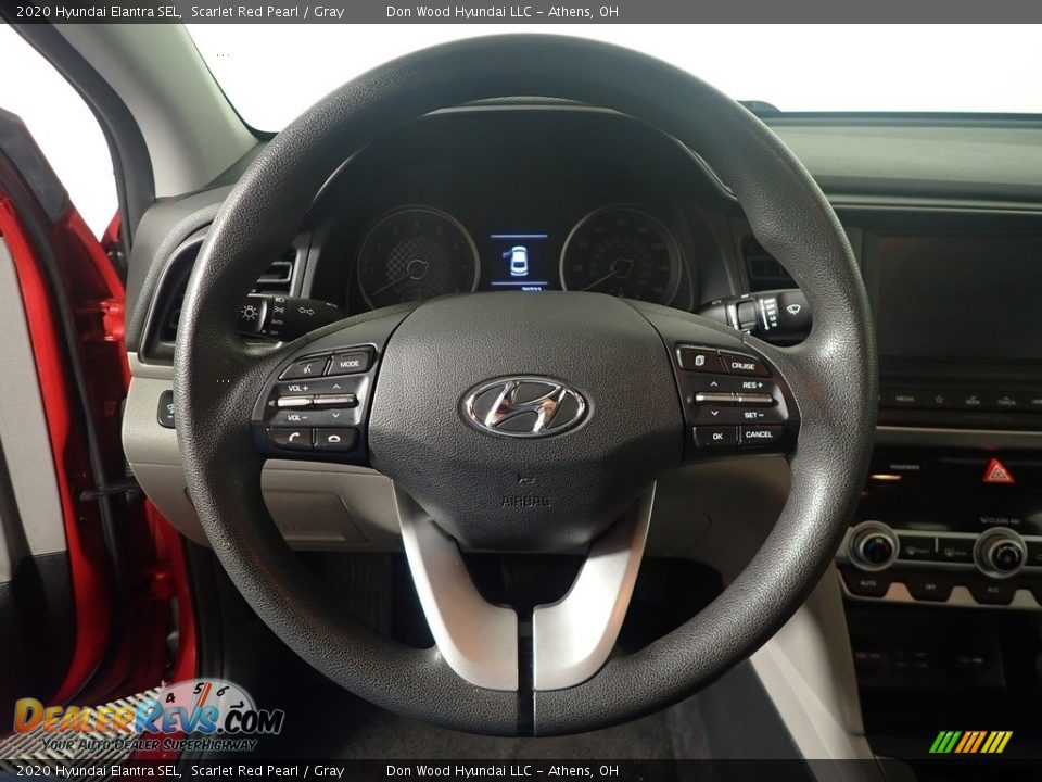 2020 Hyundai Elantra SEL Scarlet Red Pearl / Gray Photo #25