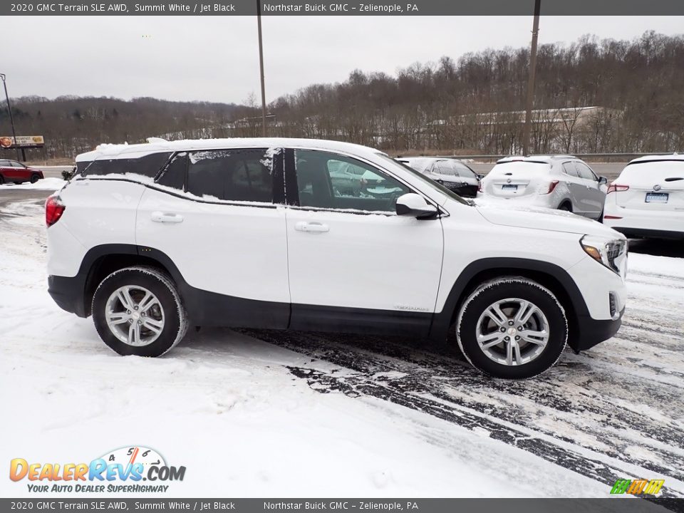 2020 GMC Terrain SLE AWD Summit White / Jet Black Photo #8