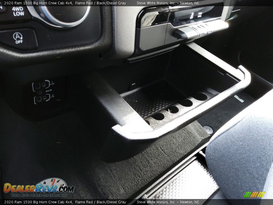 2020 Ram 1500 Big Horn Crew Cab 4x4 Flame Red / Black/Diesel Gray Photo #26